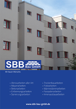 SBB Bau GmbH Broschüre Cover